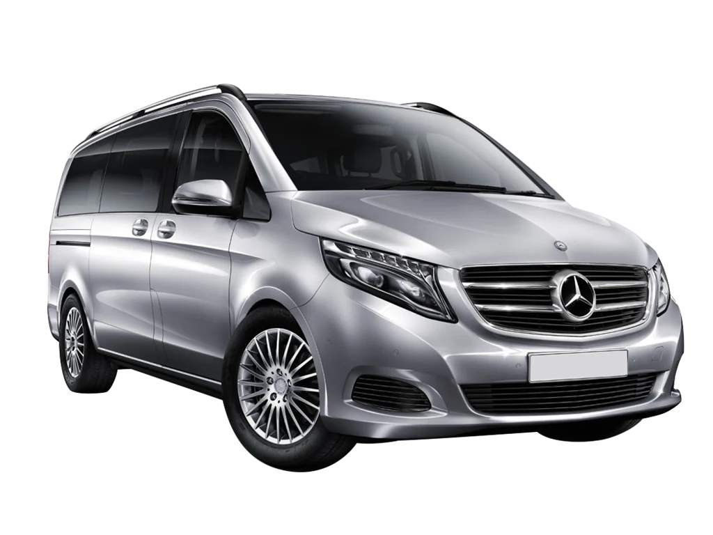 Ankara havalimanı transfer hizmetinde kullanılan gümüş Mercedes araç