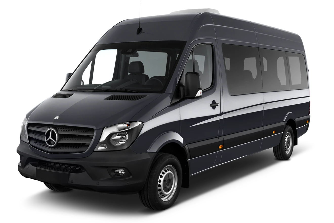 Ankara Havalimanı ve şehirlerarası grup transferi için Mercedes Sprinter araç